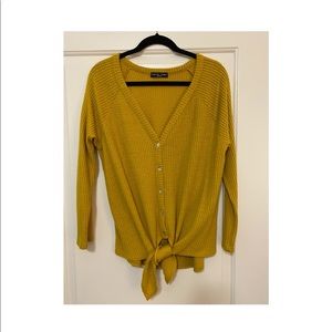 Kim and Cami Yellow Long Sleeve Blouse